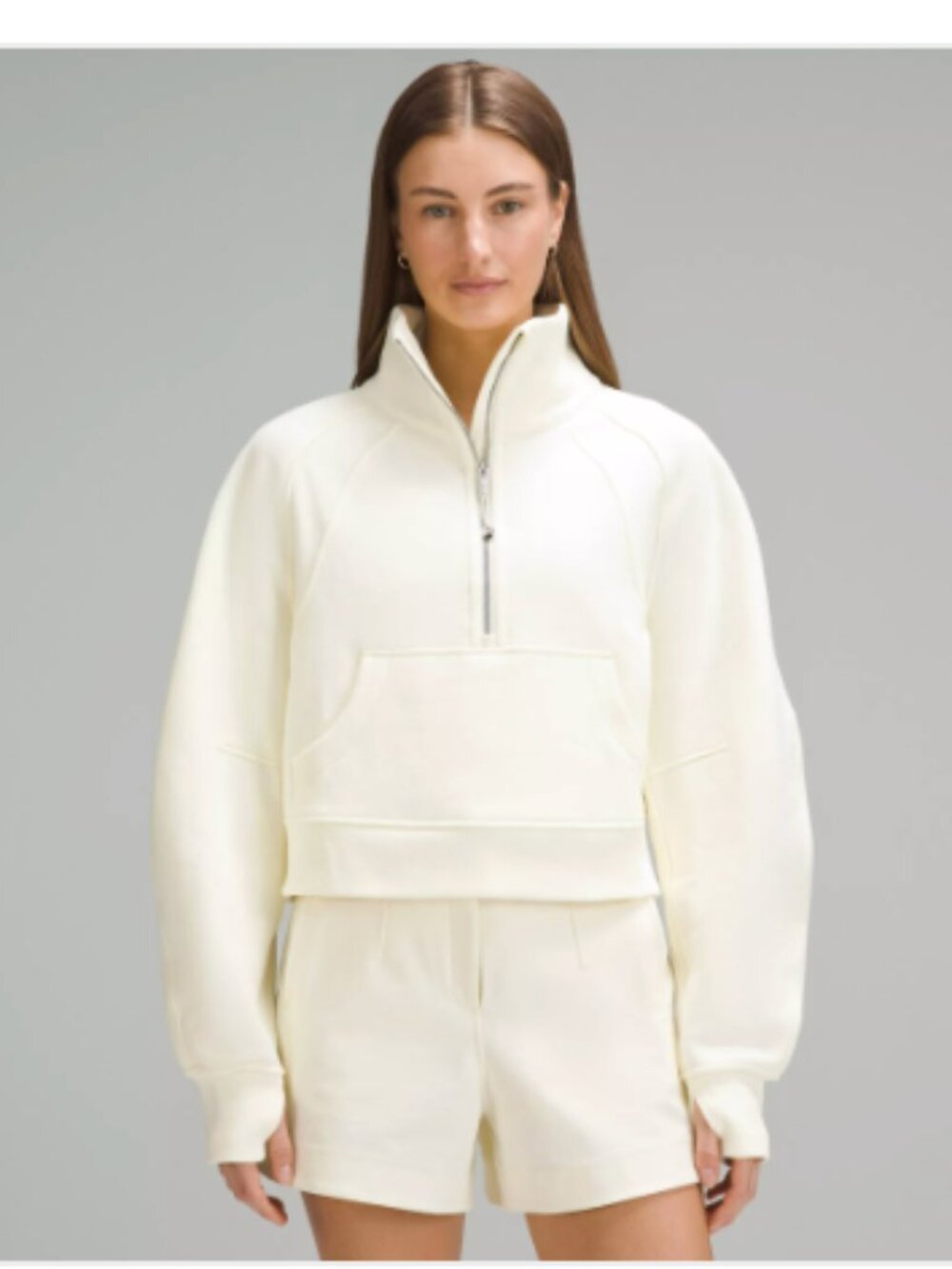 Lululemon Scuba Oversized Funnel-Neck Half Zip Sundance XLXXL